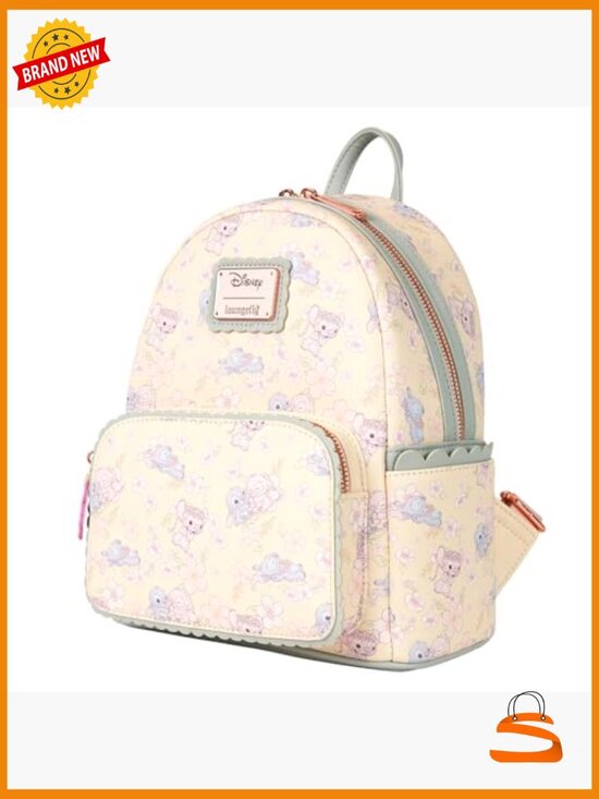 Disney Stitch Cherry Blossom Mini Backpack Vegan Leather main image 4